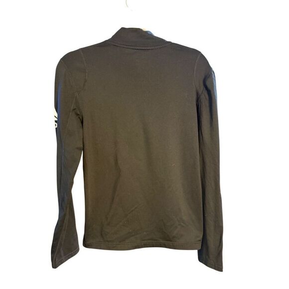 Reebok women’s CrossFit Black Long Sleeve Base Mock Neck Compression Top Running - Picture 2 of 7